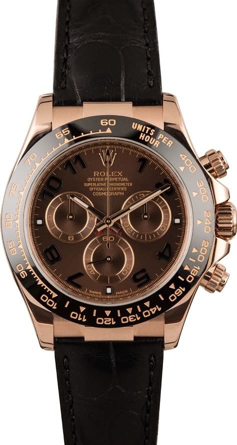 rolex or rose caoutchouc